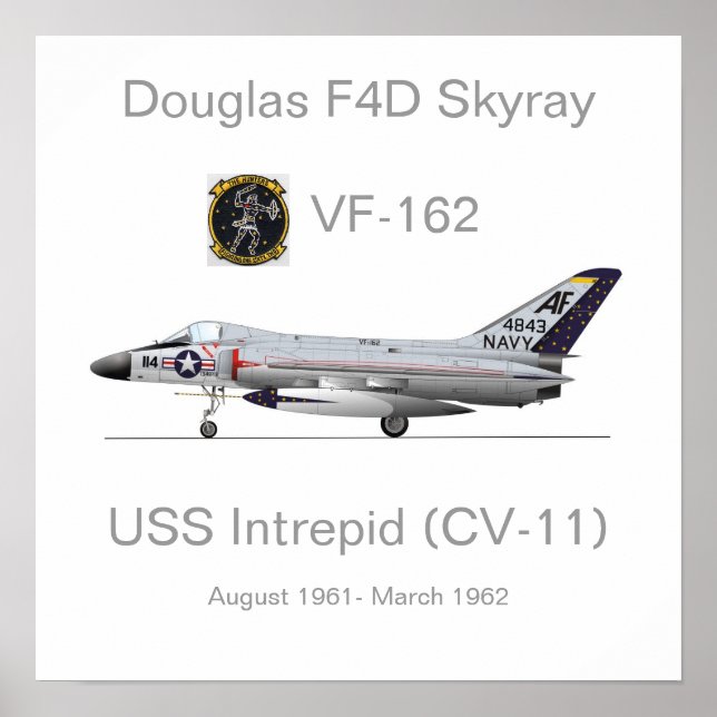 Affiche Douglas F4D Skyray (Devant)