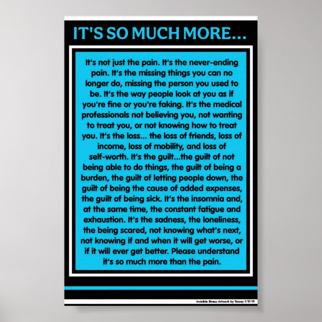 AFFICHE DOULEUR... C'EST BIEN PLUS... (Devant)