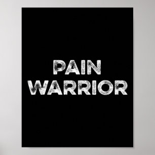 Affiche Douleur Guerrier Crps Mois de sensibilisation Port
