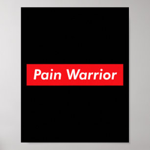 Affiche Douleur Guerrier Crps Mois de sensibilisation Rsd