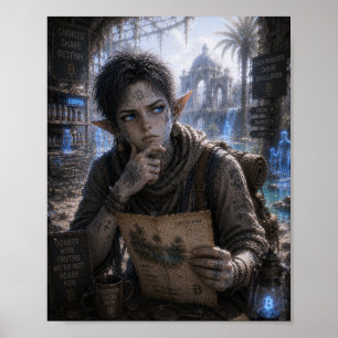 Affiche Doutes / Voyageur / Oasis