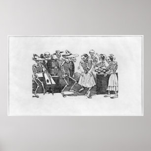 Affiche D'outretombe de Calavera du jarabe