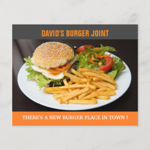 Affiche d'ouverture du Burger Joint