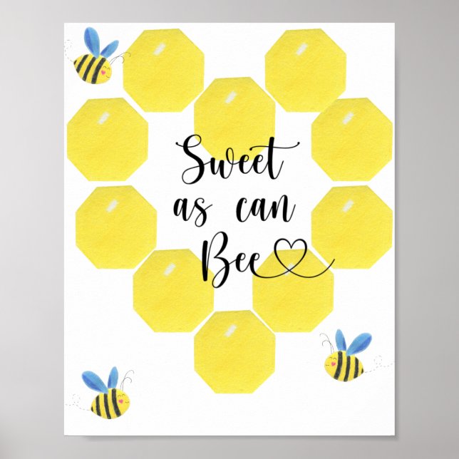 Affiche Doux comme peut l'être une abeille. Fête d'abeille (Devant)