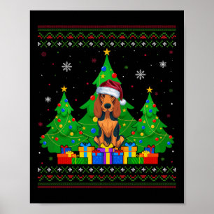 Affiche Doux moche Xmas Tree Père Noël Anglais Américain C