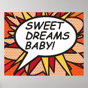 Affiche Doux rêves bébé ! Bande dessinée