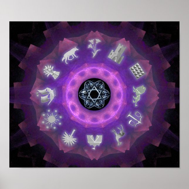 Affiche Douze tribus (Devant)