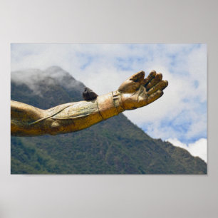Affiche Dove, Arme De Statue Pachacuti, Aguas Calientes, P