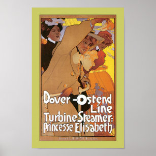 Affiche Dover-Ostend Line