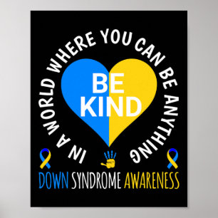 Affiche Down Syndrome Day 2024 Soyez au courant du syndrom