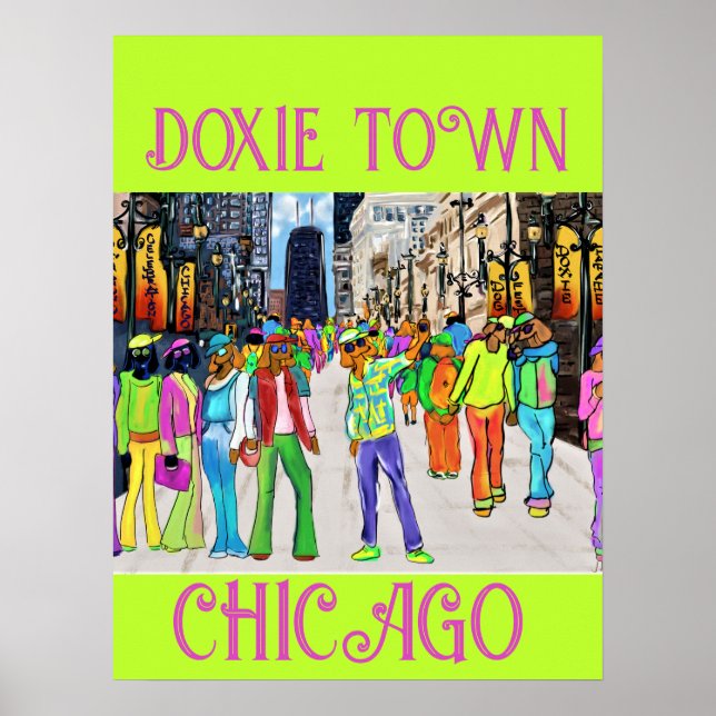 Affiche Doxie Town Chicago (Devant)