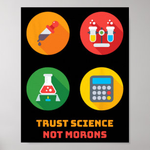 Affiche Dr Anthony Fauci Faites Confiance à la Science Pas