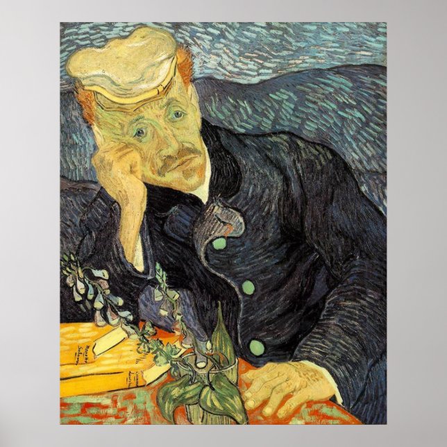Affiche Dr Gachet - Van Gogh - c1890 (Devant)