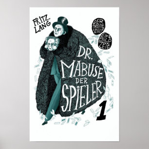 Affiche Dr Mabuse der Spieler 1922 Film Classique