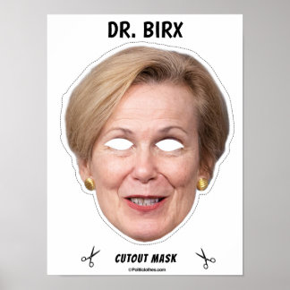Affiche DR Masque d'Halloween BIRX
