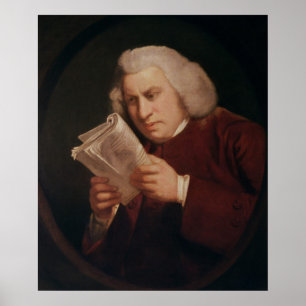 Affiche Dr Samuel Johnson 1775