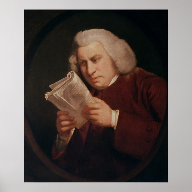 Affiche Dr Samuel Johnson 1775 (Devant)
