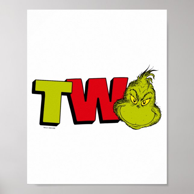 Affiche Dr Seuss 2nd Birthday Two Baby  (Devant)