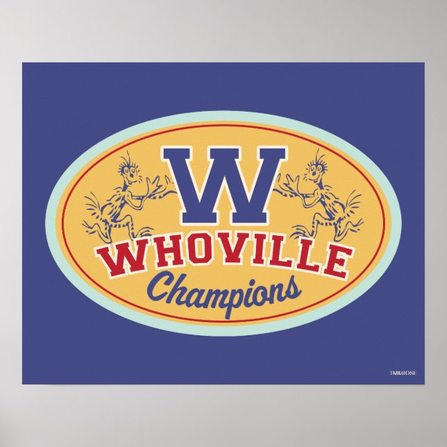 Affiche Dr. Seuss | Champions de Who-ville (Devant)