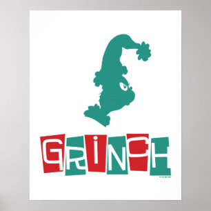 Affiche Dr. Seuss Grinch - Rouge & Vert