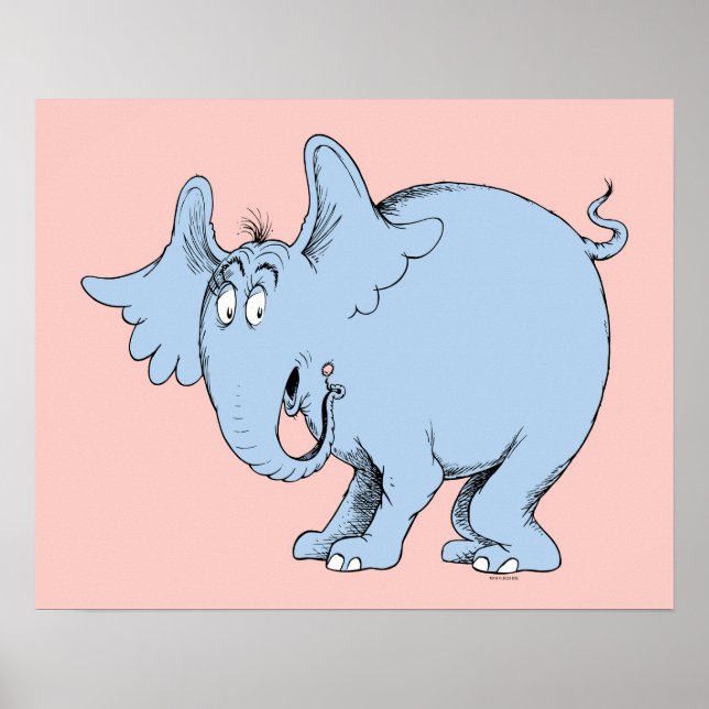 Affiche Dr. Seuss | Horton entend un Qui! (Devant)