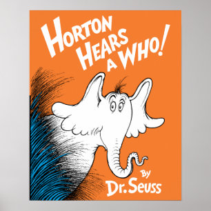 Affiche Dr. Seuss   Horton entend un Qui ! le livre