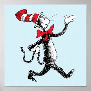 Affiche Dr. Seuss Le Chat Chapeauté