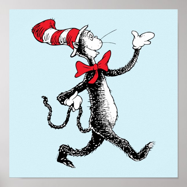 Affiche Dr. Seuss | Le Chat Chapeauté (Devant)
