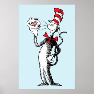 Affiche Dr. Seuss Le Chat Chapeauté & Krinklebine