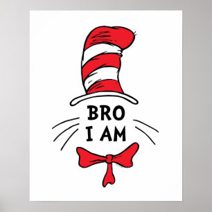Affiche Dr Seuss Le Chat dans le Casquette - Frère