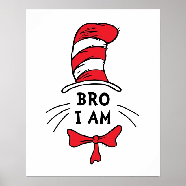 Affiche Dr. Seuss | Le Chat dans le Chapeau - Frère (Devant)