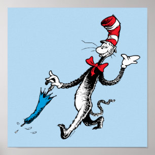 Affiche Dr. Seuss Le Chat dans le Chapeau Marche au para