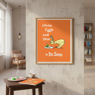 Affiche Dr. Seuss Œufs verts et jambon