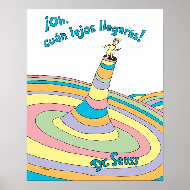 Affiche Dr. Seuss | Oh, vous irez loin ! (Devant)