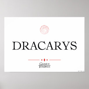 Affiche Dracarys