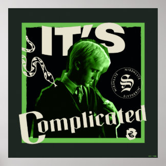 Affiche Draco Malfoy - "C'est compliqué"