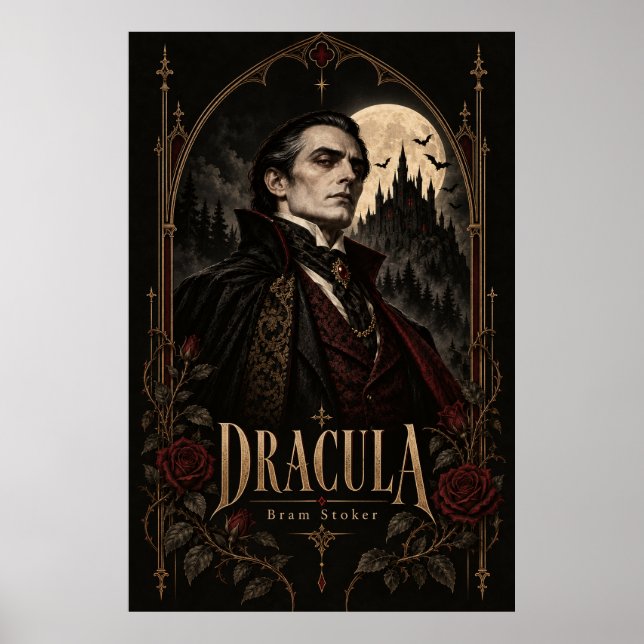 Affiche Dracula – Bram Stoker Vampire gothique (Devant)