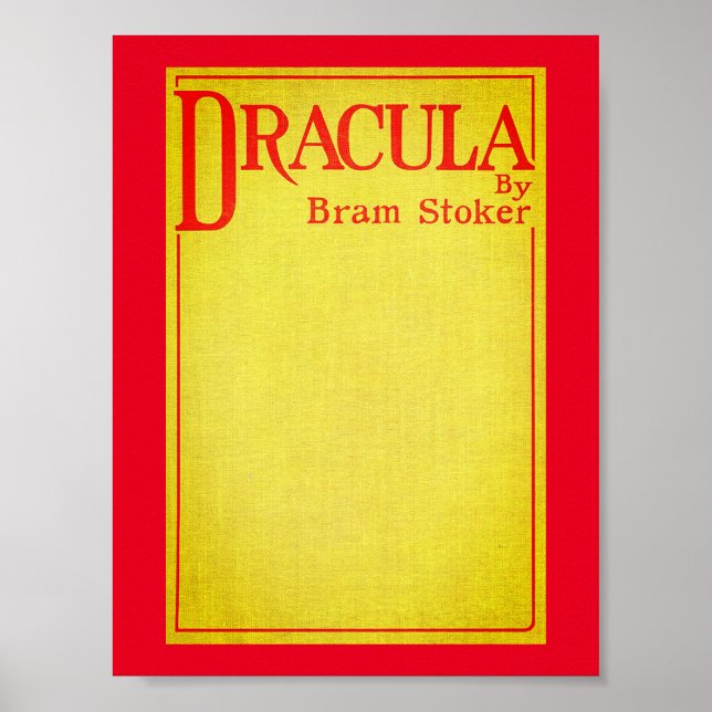 Affiche Dracula Couverture de la première édition (Devant)