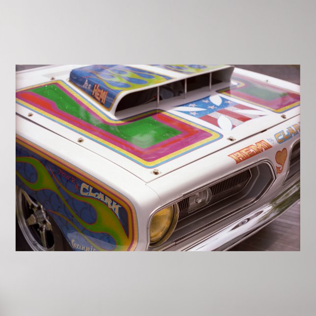 Affiche Drag vintage - Hemi Cuda (Devant)