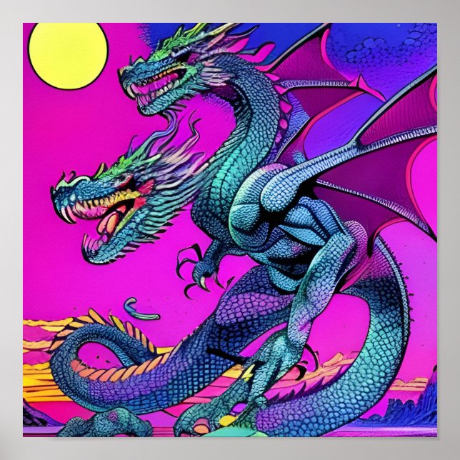Affiche Dragon à deux têtes (Devant)