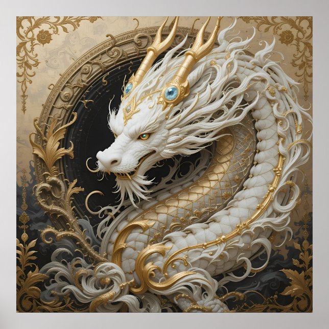 Affiche Dragon blanc (Devant)