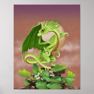 Affiche Dragon céleri 11x14 (4x6 et supérieur)