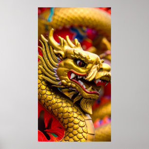 Affiche Dragon Chinois