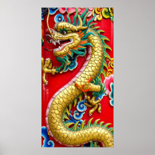 Affiche Dragon Chinois