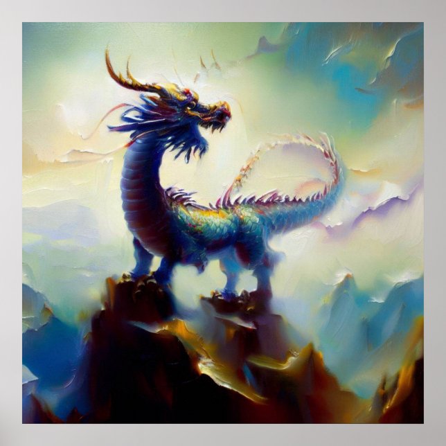 Affiche Dragon chinois (12) (Devant)