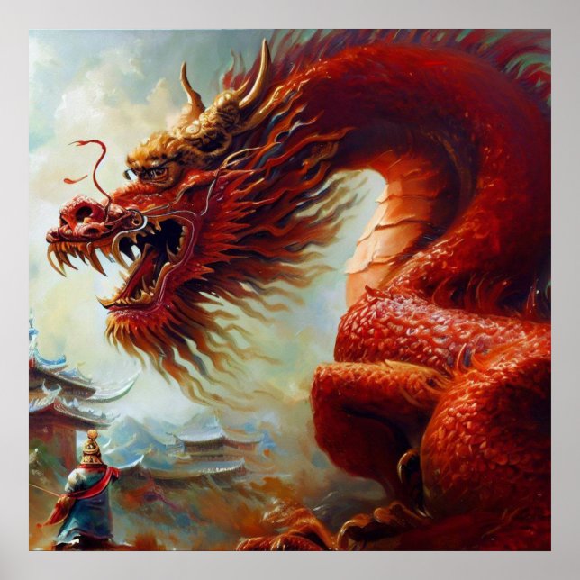Affiche Dragon chinois (13) (Devant)