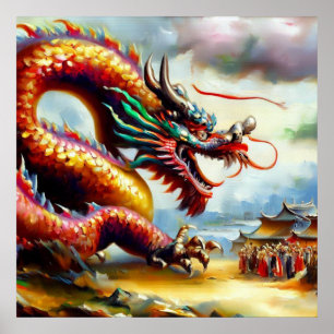 Affiche Dragon chinois (16)