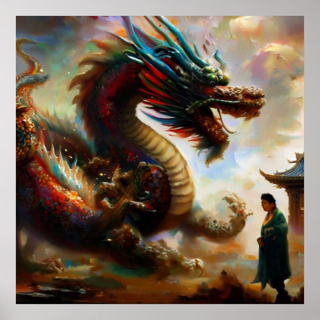 Affiche Dragon chinois (23) (Devant)