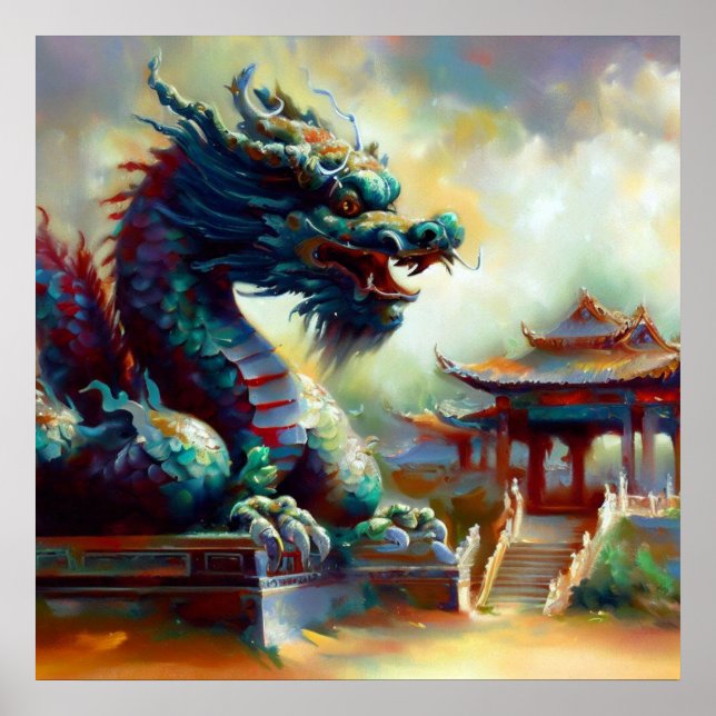 Affiche Dragon chinois (26) (Devant)