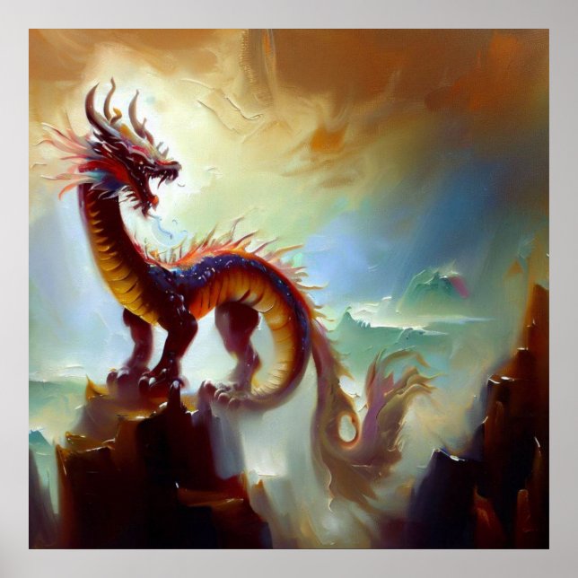 Affiche Dragon chinois (28) (Devant)